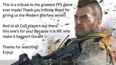 COD Modern Warfare: Soap MacTavish - A Tribute