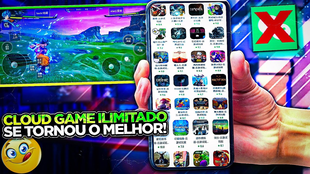 CLOUD GAME SEM TEMPO - ESSE SERVIÇO DEU MUITO CERTO por NÃO PRECISAR de WECHAT - Hayou Cloud Tá BOM!