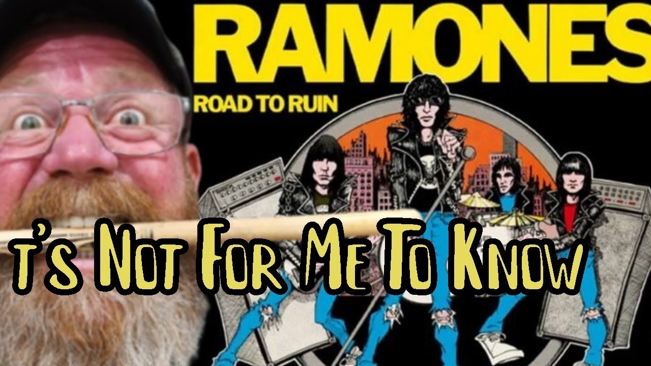 It's Not For Me To Know The Ramones  VELHOCÃO Drum Cover.