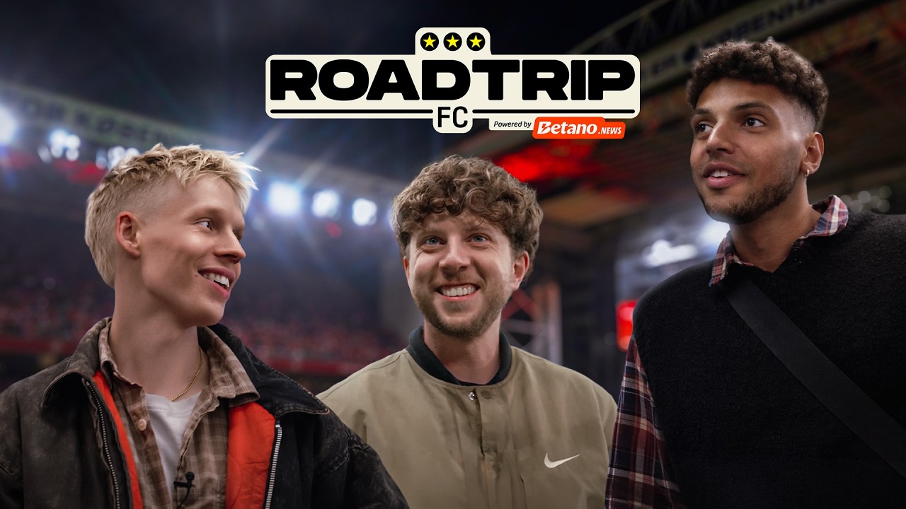 Ooh, Danish Friends! Road Trip FC met Jeppe Erenbjerg en Anosike Ementa. 🫂🇩🇰