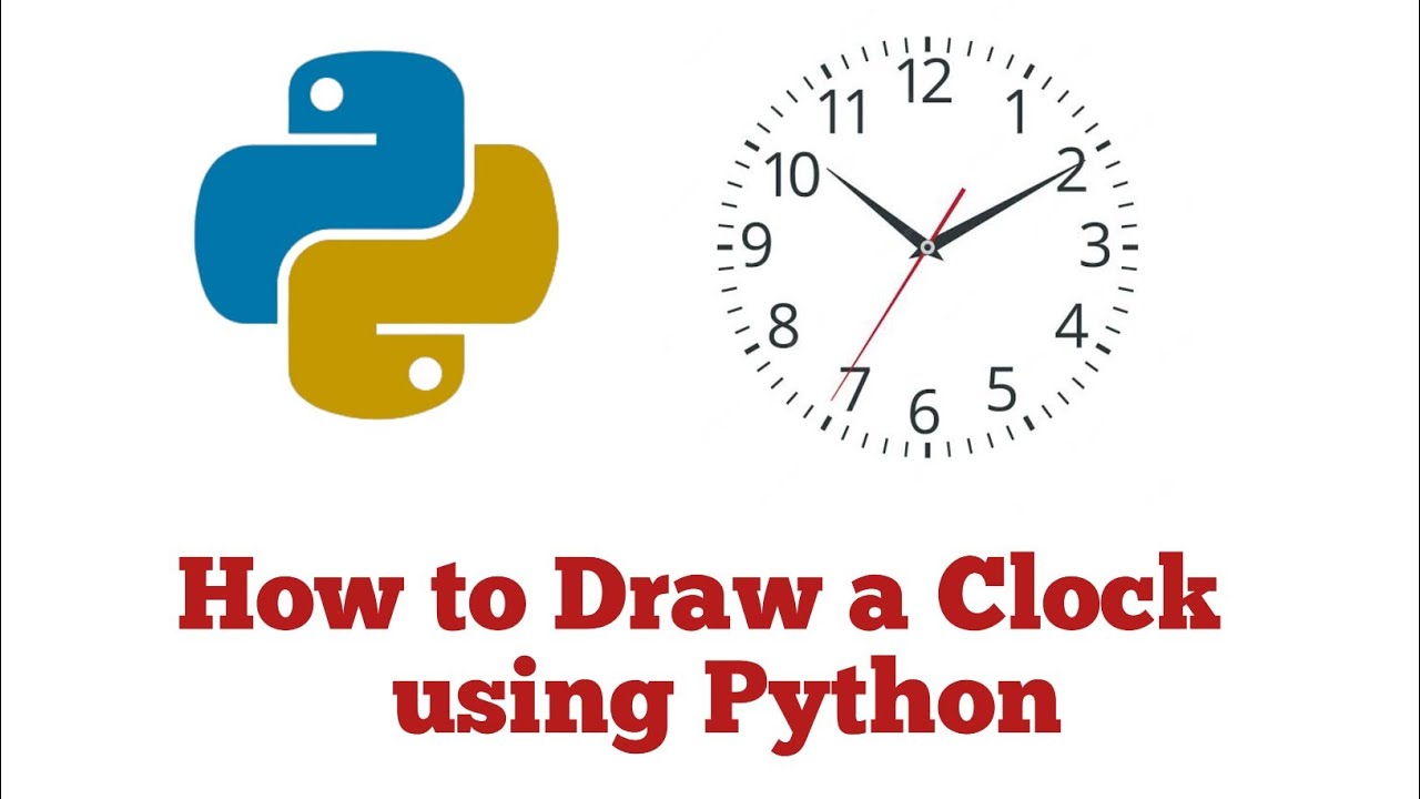 Create a Clock using Python. - YouTube