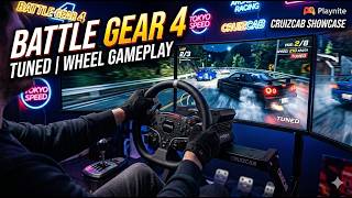Battle Gear 4 Tuned 🚗 CRUIZCAB Playnite Showcase | Wheel Gameplay