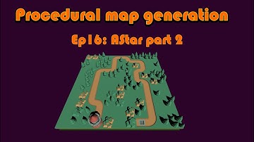 Unity Procedural Map - Ep16 AStar pathfinding part 2