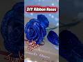 DIY Ribbon Roses: A #shorts #diy #craft #viral #art #creative #education #diycrafts #rose