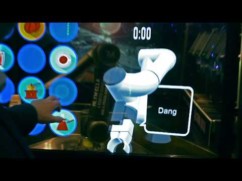 Custom transparent interactive touchscreen window game