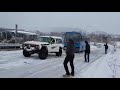 patrol VS autobus sulla neve