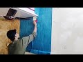 Wallpaper installation on wall  wallpaper kaise lagaye