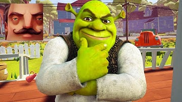 Hello Neighbor - My New Neighbor Shrek Act 2 Hole Gameplay Walkthrough
