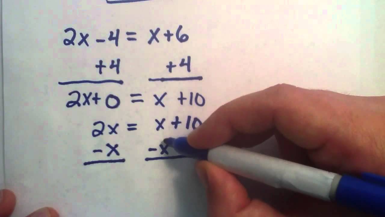 How To Solve Single Variable Expressions : Addition and Subtraction
