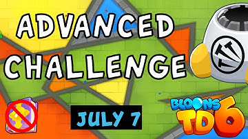 Bloons TD 6 Advanced Challenge | Z.O.M.G | No MK No Powers Used | July 7 2024