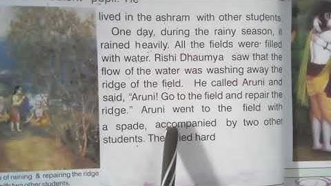 4th English part 2 Aruni A true disciple