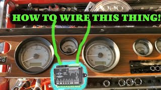HOW TO WIRE UP VHX DAKOTA DIGITAL GAUGES FOR MY LS SWAP!