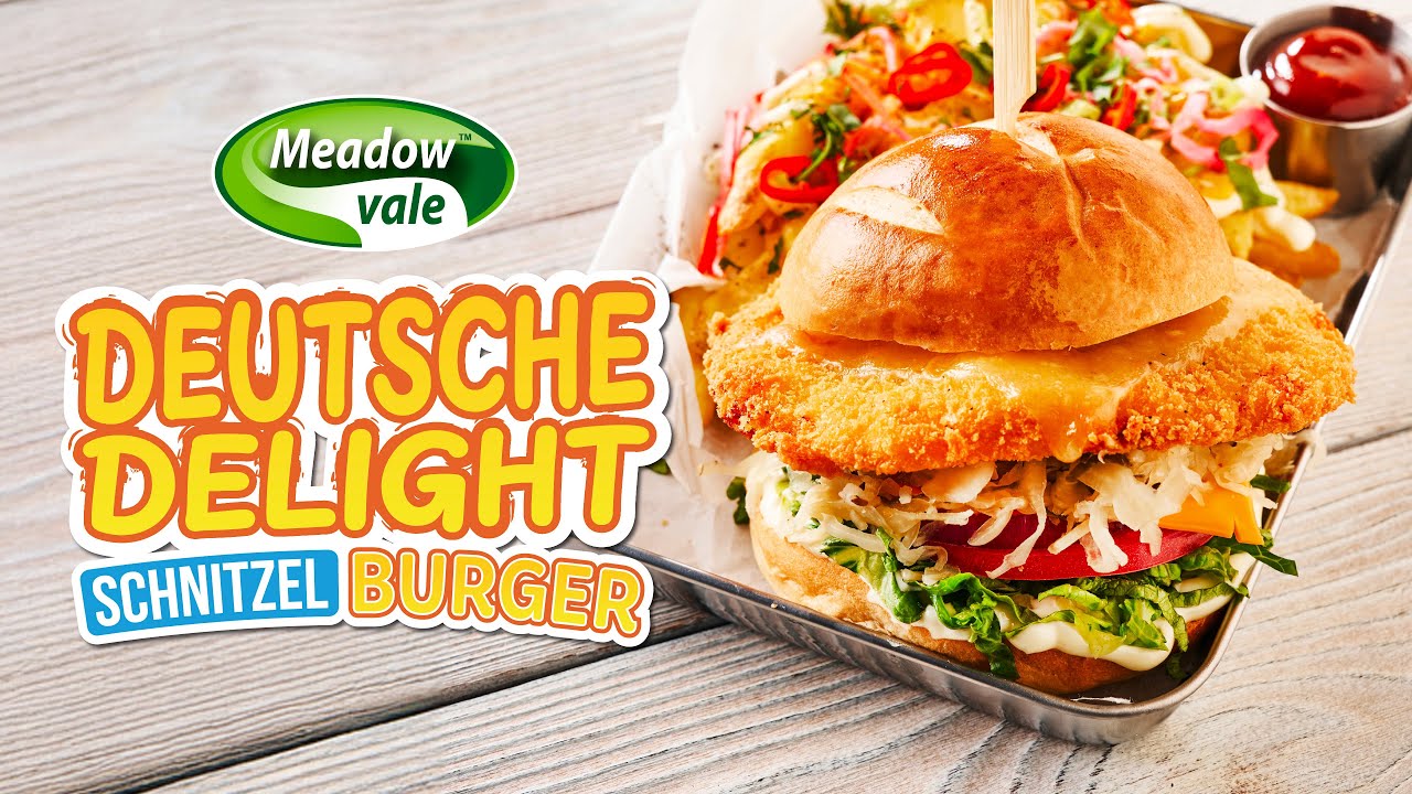 Meadow Vale Deutsche Delight Schnitzel Burger