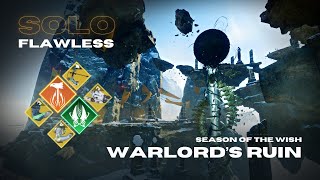 Solo Flawless NEW Dungeon 'Warlord's Ruin'  Solar/Strand Titan  Season of the Wish  Destiny 2