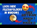 Best Folder Lock To Hide And Protect Your Secret Folders And Files | free Software | TechnicalDanish