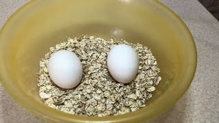 Если у вас есть 2 яйца и 1 чашка овса , то приготовьте этот рецепт на завтрак ! Дешевый Завтрак