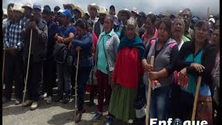 HABITANTES DE SANTA MARÍA TEOPOXCO EXIGEN LA DESAPARICION DE PODERES