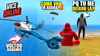 VICE ONLINE - SOLTANDO JOGADORES NO MEIO DO MAR *trolagem