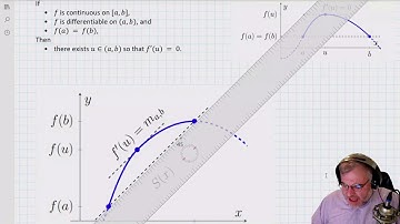 Calculus Fall 2020 Lecture 10A - Mean Value Theorem