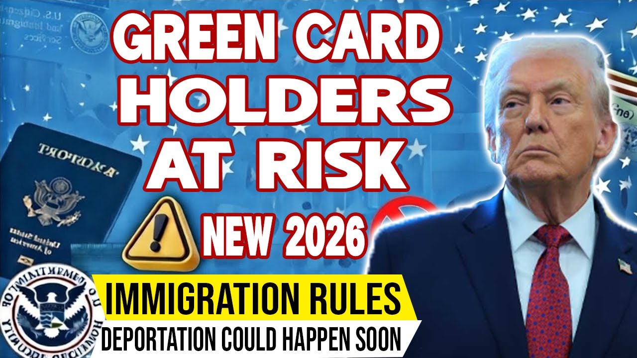 BREAKING: Green Card Holders Face Deportation Under New 2026 Immigration Rules!