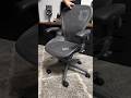 Herman miller aeron chair unboxing  building from crandall office
