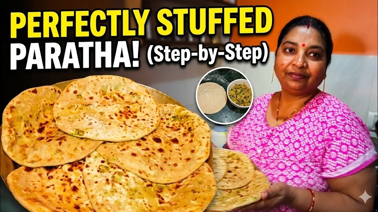 पराठों को टूटने से बचाएं! 🛑 एकदम सही स्टफ्ड पराठे बनाने का गुप्त तरीका 