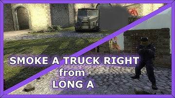 Smoke A Truck Right from Long A on Cobblestone | Counter Strike: Global Offensive