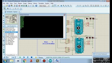 PRAKTIKUM9.4 OMUNIKASI SERIAL RS485 FULL DUPLEX Vitual Terminal (PC) dgn Arduino | Embedded System