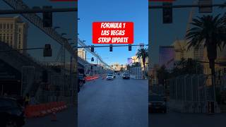 Day 1 scene after the #f1 race & The strip is already seeing changes 👏 #lasvegas #vegas #formula1