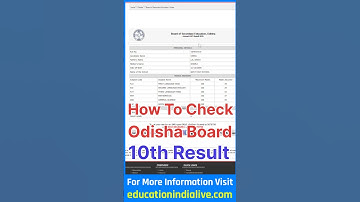 BSE Odisha 10th Result 2025 Kaise Dekhe ? How To Check BSE Odisha 10th Result 2025
