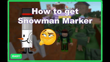 How to find Snowman Marker
