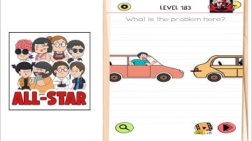 Brain test all star level 233 what is the problem here|| Walkthrough solution