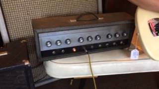Silvertone amp demo before shipping