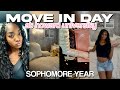 COLLEGE MOVE IN DAY AT HOWARD UNIVERSITY | dorm decor, grocery shopping