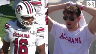 Alabama Survives vs. South Carolina in WILD Ending
