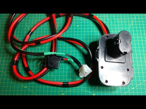 Video: Hvordan laver man en strømforsyning til en 18V skruetrækker med egne hænder?