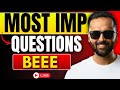 🔴 LIVE BEEE | Ye Questions Nahi Kiye To Pass Mushkil | First Year Engineering | Pradeep Giri Sir