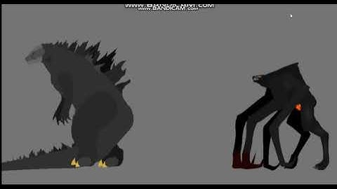 Godzilla 2014 Atomic Breath and Kiss Of Death scene but in StickNodes