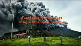 Turrialba Volcano Huge Eruption (20/5/2016)