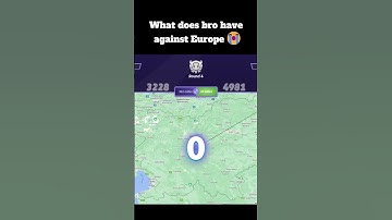 Bro Hates Europe Too Much 😭 #geography #geoguessr #fyp