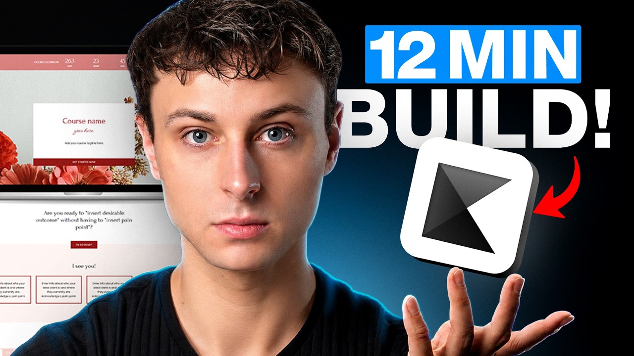 ✅ Kajabi Landing Page Tutorial | How To Create A Landing Page On Kajabi (2026) — video thumbnail