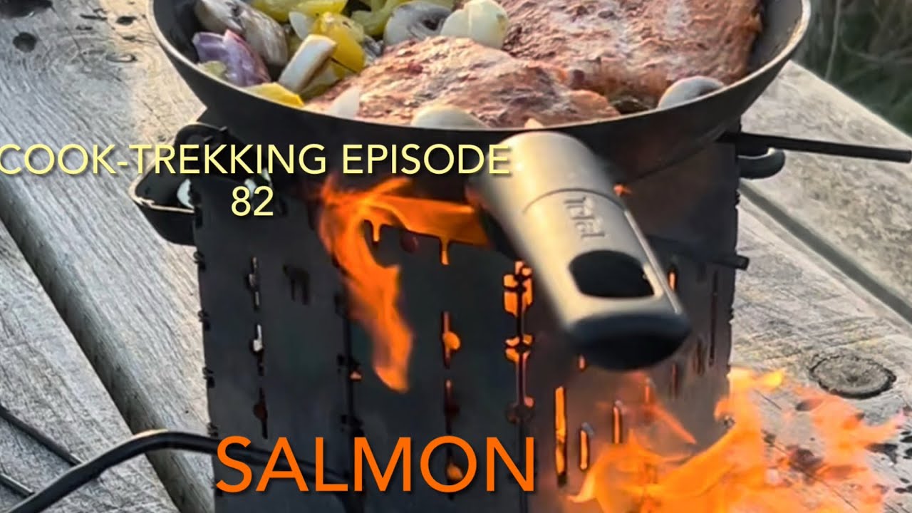 Cook-trekking EP.82: potted Chicken toasts / Salmon & veg.