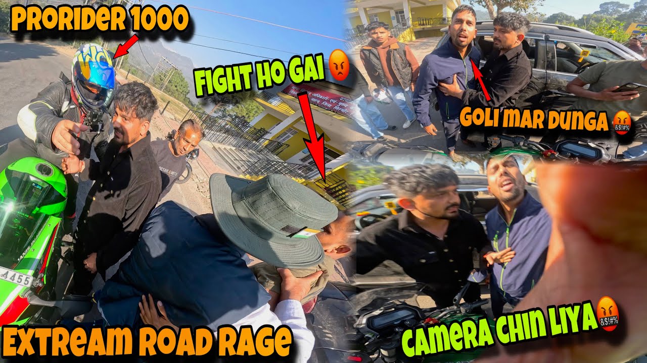 EXTREAM ROAD RAGE🤬 WITH @PRORIDER1000AgastayChauhan FATHER || DRUNKED ...