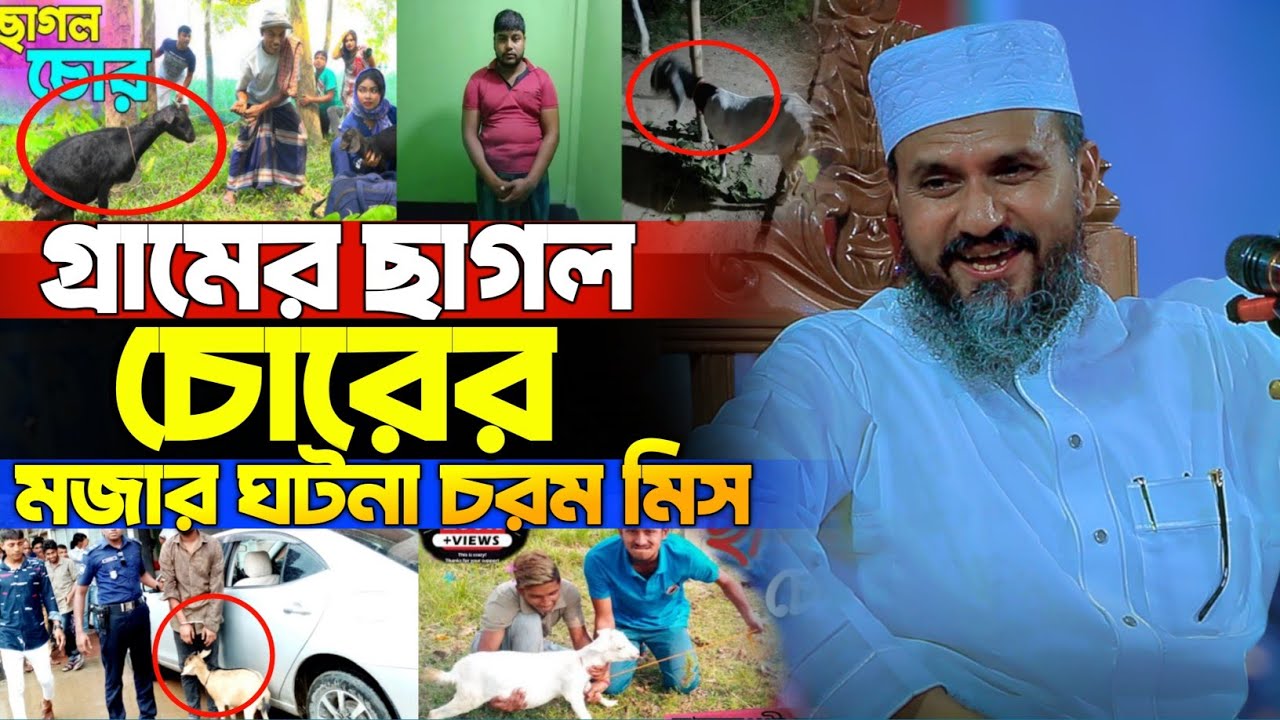 ছাগল চোরের মজার ঘটনা | মোশতাক ফয়েজী নতুন ওয়াজ | Mostak Foyezi New Waz