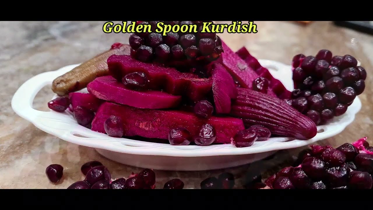 ترشیات بە ئاوی هەنار و سرکەی هەنار👌💯