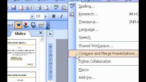Microsoft Office PowerPoint 2003 Check spelling