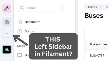 Filament Extra Left Sidebar with Render Hooks (Source Code)
