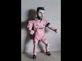 Lionel Messi / indumentaria del Inter de Miami,/ hecho con papel