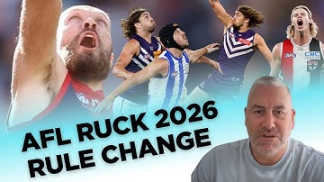 AFL 2026 | New Ruck Rule Centre Bounce Breakdown