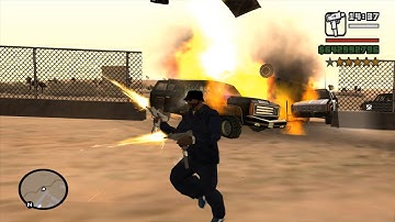 GTA San Andreas Area 69 Rampage + 6 Star Wanted Level Escape